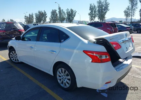 2017 Nissan Sentra Sv z USA, uszkodzony, nr VIN 3N1AB7AP2HY261220